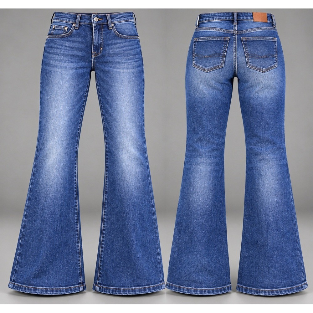 Lucky Brand Sweet Boot Jeans Womens 12/31x30 Dark Wash Mid Rise Stretch Denim